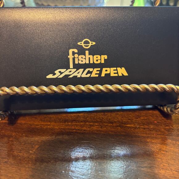 Fisher Space Pen Paul C. Fisher Nasa Astronaut Pen Paper Work Inc. Velvet Case - Picture 2 of 10